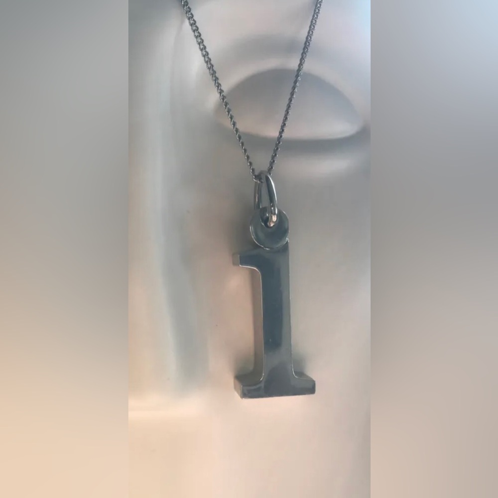 Designer Custom Made Necklace #1; solid stainless steel• chain length:20”
